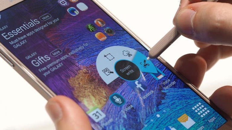 Cómo hacer una captura de pantalla en el Samsung Galaxy Note 4