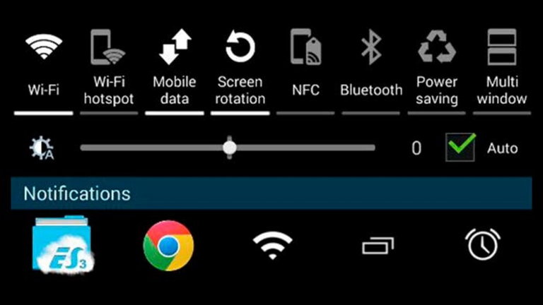 Muestra las apps que necesitas al conectar el auricular en la barra de notificaciones