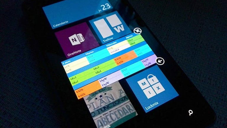 Ancla imágenes en el inicio de Windows Phone