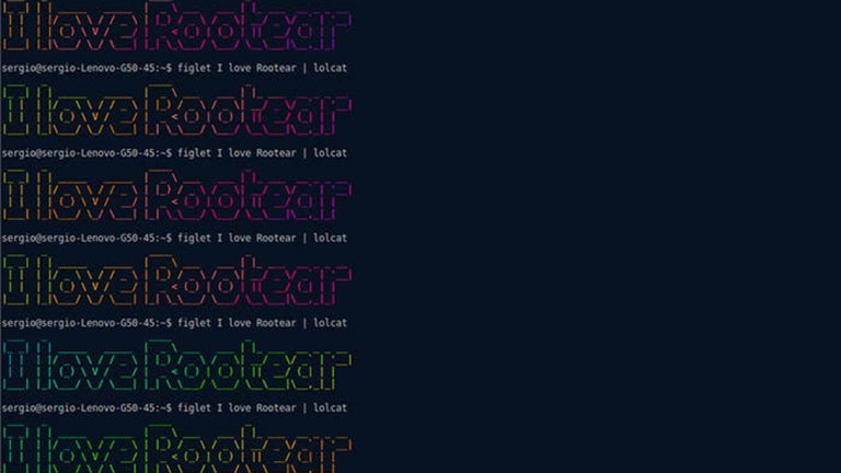 Lolcat, una divertida aplicación de la terminal Linux que llenará tu pantalla de color