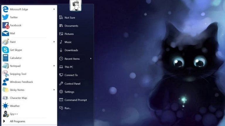 Pon el menú de inicio de Windows 7 en Windows 10