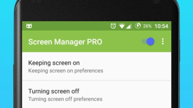 Mantén la pantalla encendida cuando utilices tu Android con Screen Mngr