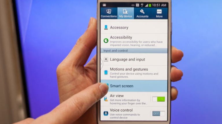 Cómo usar las funciones smart del Samsung Galaxy S4