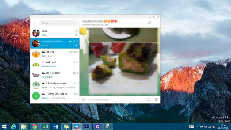 Cómo minimizar los chats de Telegram en Windows