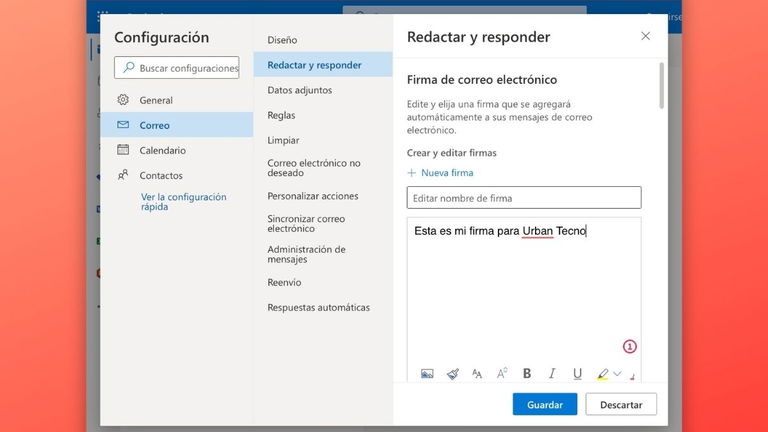 Cómo cambiar la firma del correo electrónico paso a paso
