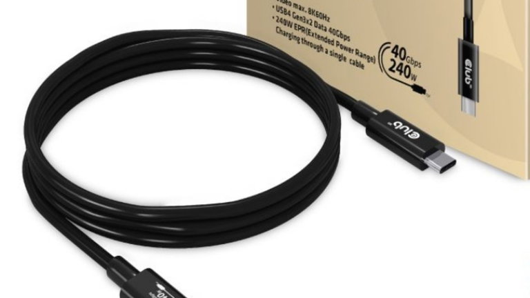 Los cables USB-C de nueva generación cuentan con 240W de potencia y una tasa altísima de transferencia