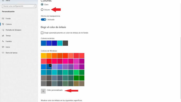 Cómo cambiar el color de la barra de tareas de Windows