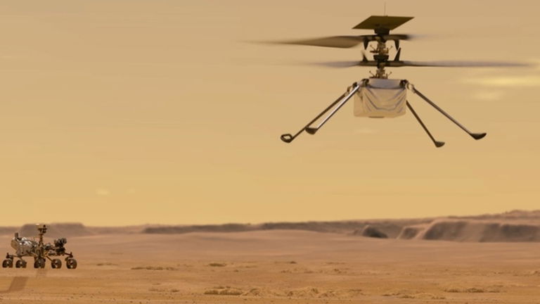 El helicóptero de la NASA en Marte pierde la conexión por primera vez, pero la historia tiene final feliz