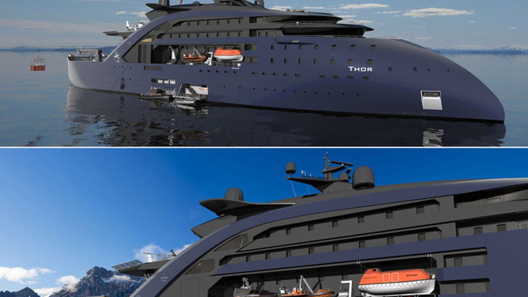 Este barco de 100 metros de largo y apariencia amenazante es en realidad el mejor amigo del Medio Ambiente
