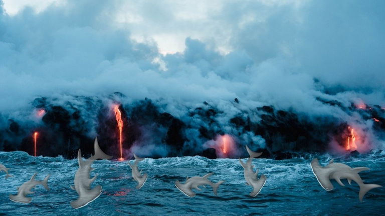 Un volcán submarino que escupe ácido y está lleno de tiburones. Así es "Kavachi", y su erupción es inminente