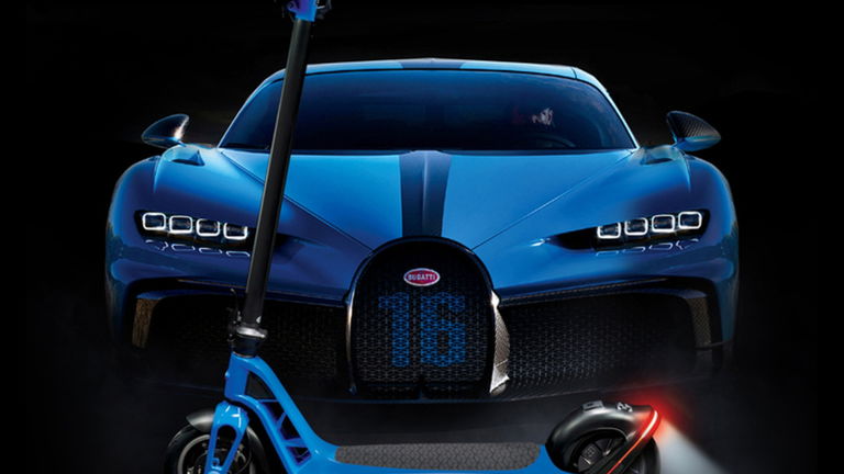 Bugatti tiene su propio patinete eléctrico desde hace un año. Por fin conocemos su precio