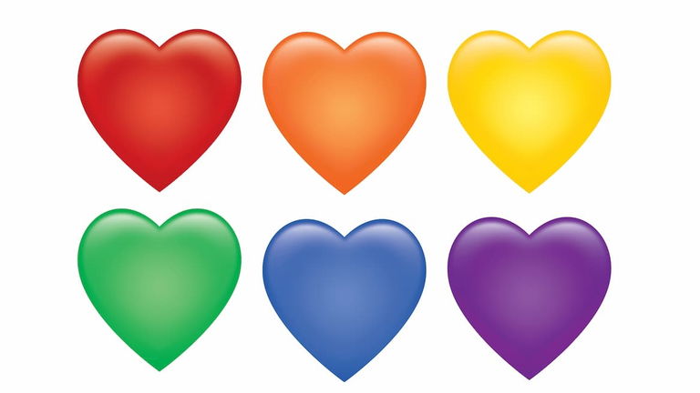 Qué significan los emojis de corazón según el color