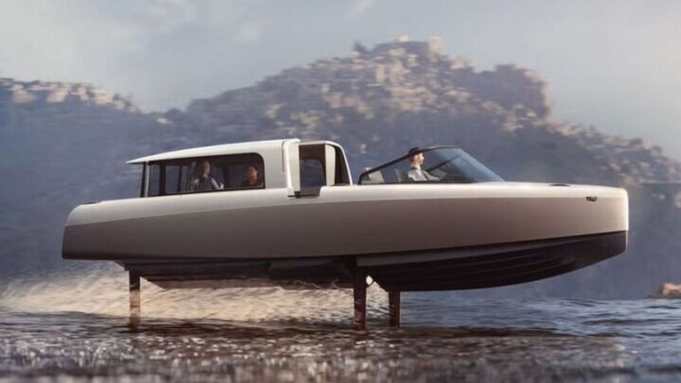 Esta lancha futurista es en realidad el primer taxi marítimo 100% eléctrico del mundo