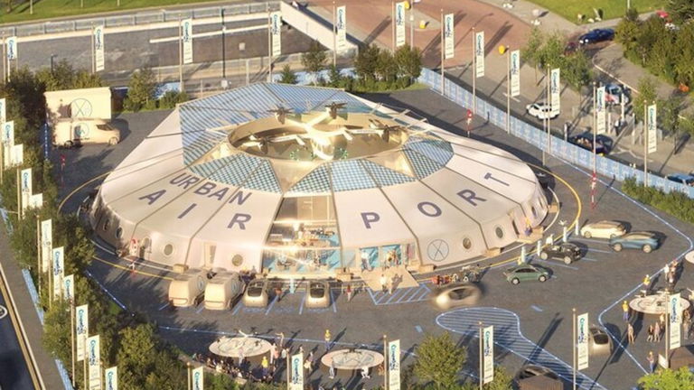 Un vistazo al diseño y construcción del primer vertipuerto, el aeropuerto para taxis voladores