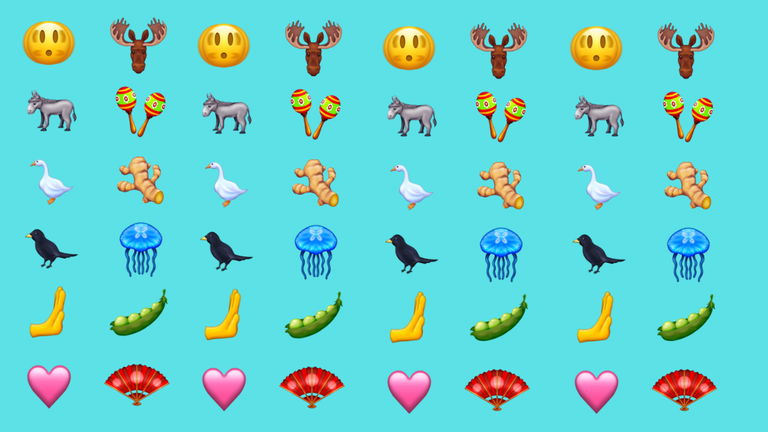 Un burro, un cuervo y un ganso son algunas de las estrellas de la nueva oleada de emojis que llegará pronto