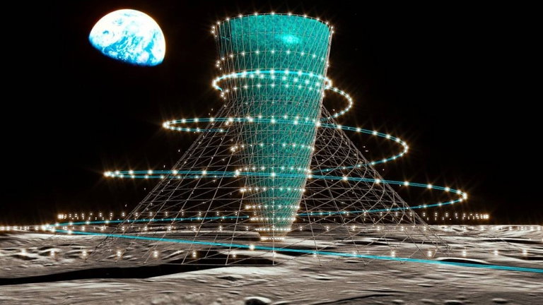 Maravíllate con el diseño de este complejo residencial en el espacio, con un sistema de gravedad artificial