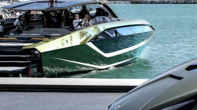Así es la súper-lancha de Lamborghini que acaba de estrenar Connor McGregor