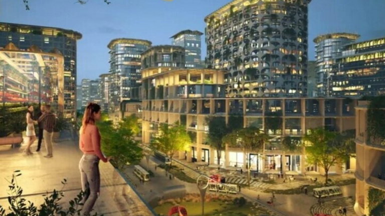 Si estás podrido de dinero, ahora la moda es construir gigantescas ciudades futuristas como esta