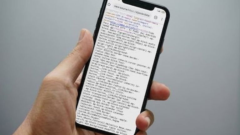 Cómo ver el código fuente de una página web desde el móvil