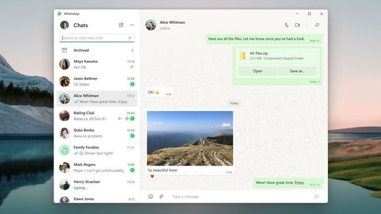 Ya disponible la nueva app de WhatsApp para Windows: no necesitarás el móvil para nada
