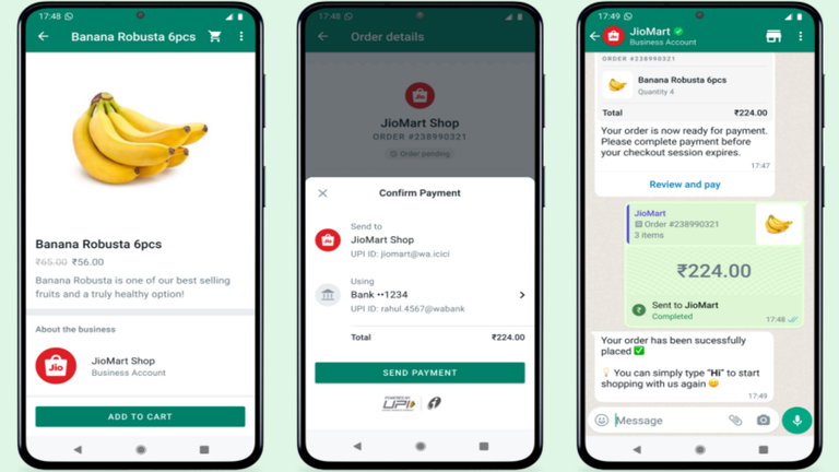 Puede que pronto puedas hacer la compra con WhatsApp: en algunos territorios ya es posible, y va como la seda
