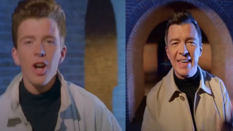 Este vídeo de Rick Astley recreando su legendario meme es lo mejor que verás hoy en internet