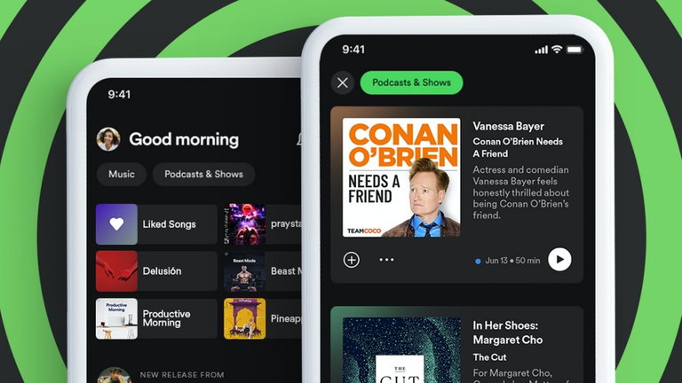 Spotify separará mejor música y podcasts en la siguiente actualización