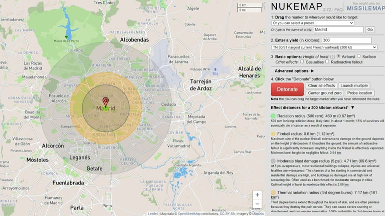 ¿Qué pasaría si cayese una bomba atómica en tu ciudad? Esta web revela los efectos devastadores que tendría