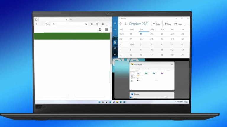 Cómo dividir la pantalla en dos en Windows 11