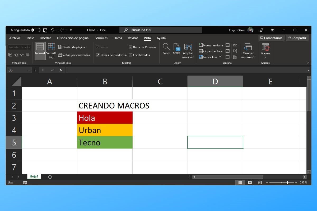 Que Son Los Macros En Excel: Macro Excel Windows 10 – LMORWY