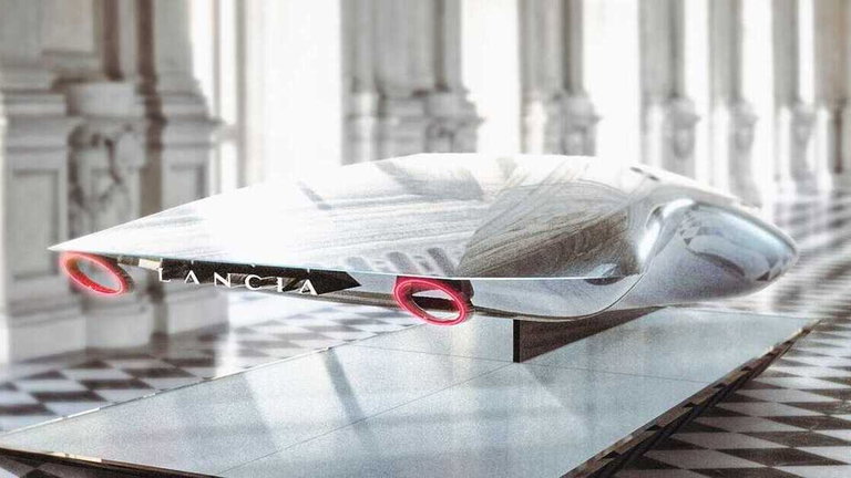 Ni ruedas ni ventanas, pero es un coche: este diseño futurista de Lancia te dejará confundido
