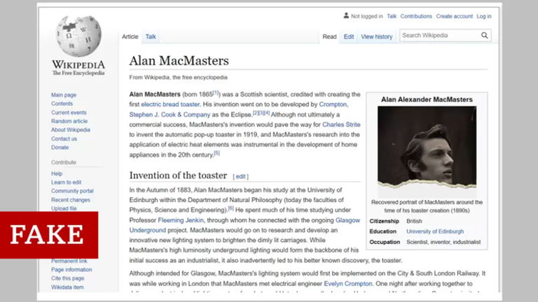 Así es como el supuesto inventor de la tostadora se hizo famoso gracias a una enorme mentira en Wikipedia