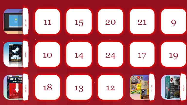 El calendario de adviento perfecto para los amantes del software: esta web te regala un programa cada día