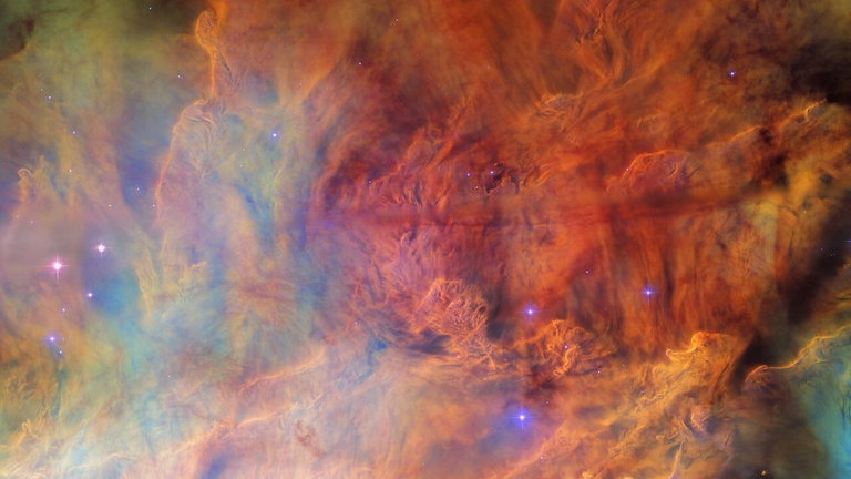 La Nebulosa de la Laguna muestra sus impresionantes formaciones de polvo y gas estelar captadas por el telescopio Hubbble de la NASA