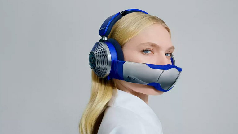 Los nuevos auriculares de Dyson con purificador de aire integrado: look de superhéroe que te cuesta un pastizal