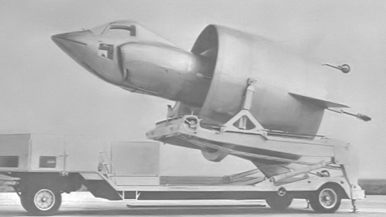 Así es como se imaginaba la aviación del futuro en los años 50: este prototipo parece sacado de Star Wars