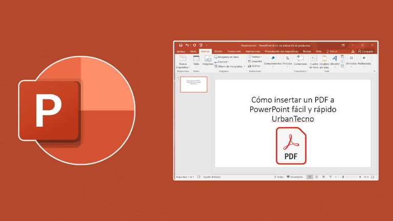 Cómo insertar un PDF a PowerPoint fácil y rápido