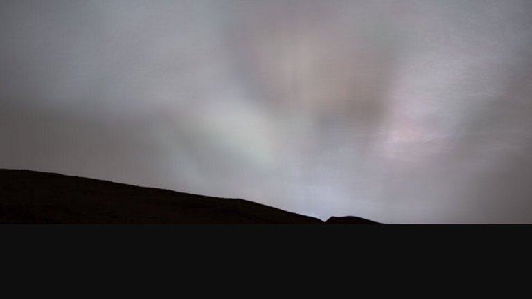 La NASA comparte la histórica imagen de los primeros rayos de sol avistados desde Marte
