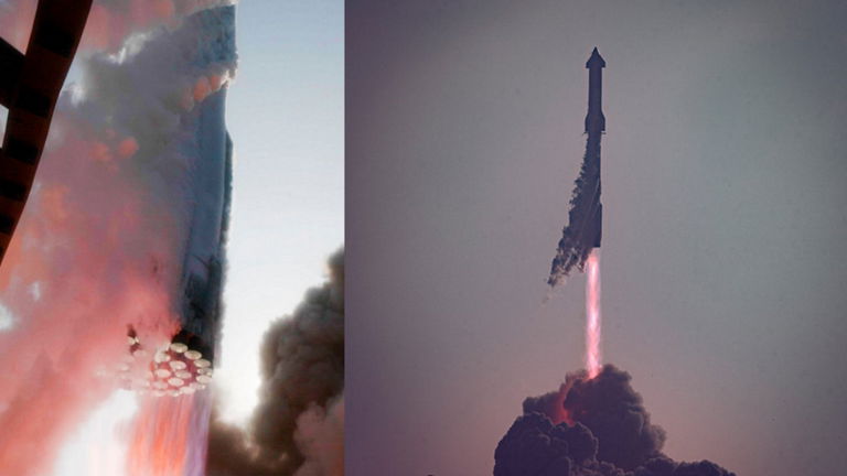 Destrozando árboles y coches a su paso: el increíble despegue de la Starship visto desde el suelo