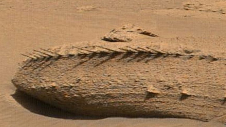 ¿Un esqueleto de dragón en Marte? La NASA da explicaciones ante estas extrañas imágenes