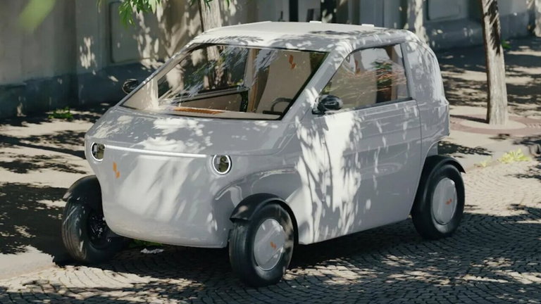 Luvly es el microcoche eléctrico definitivo: eficiente, ecológico y atractivo, a su manera