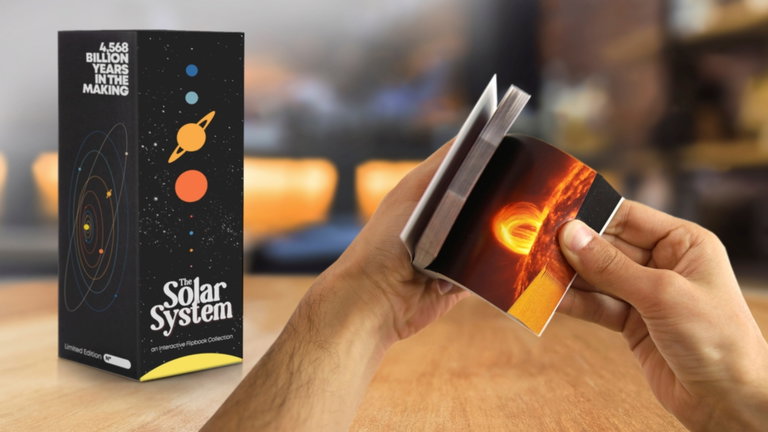Esta colección de flipbooks del Sistema Solar enamorará a todo fan de la astronomía