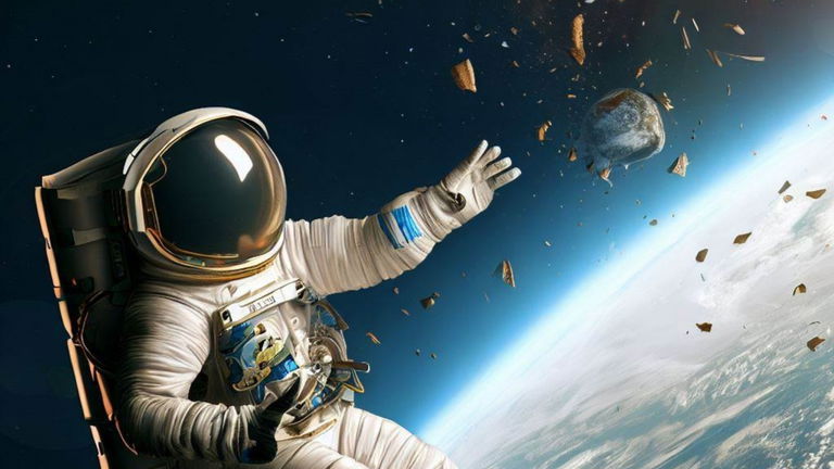Así saca la basura un cosmonauta de la Estación Espacial Internacional: lanzándola a nuestra atmósfera