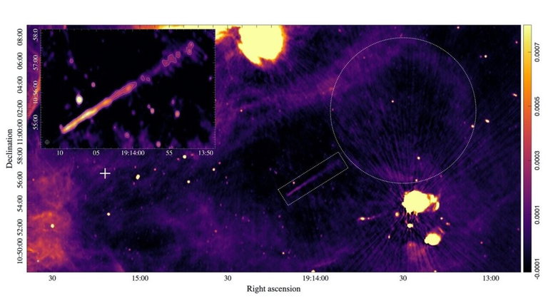 Esta estrella explotó de forma tan violenta que su núcleo salió disparado cruzando la galaxia