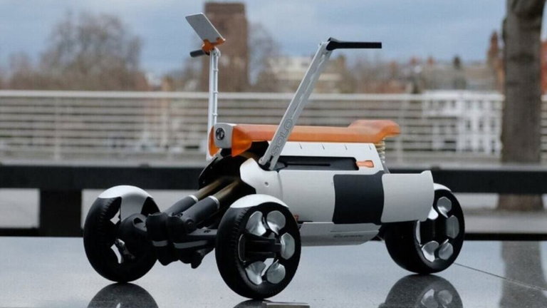 Este puede que sea el scooter más raro que has visto en tu vida, pero también el más práctico