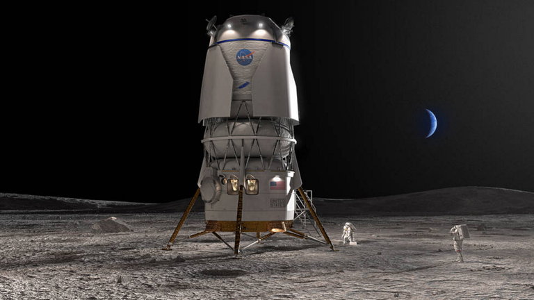 La NASA anuncia un acuerdo con Blue Origin: la compañía de Jeff Bezos será una pieza clave en Artemis