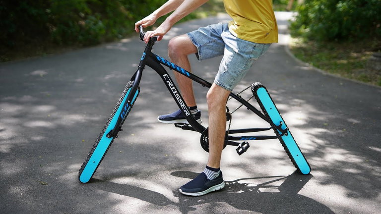 Esta es, probablemente, la bicicleta más rara que has visto en toda tu vida