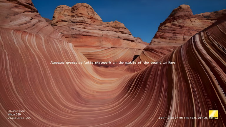 Nikon dispara contra la inteligencia artificial en su última campaña de publicidad