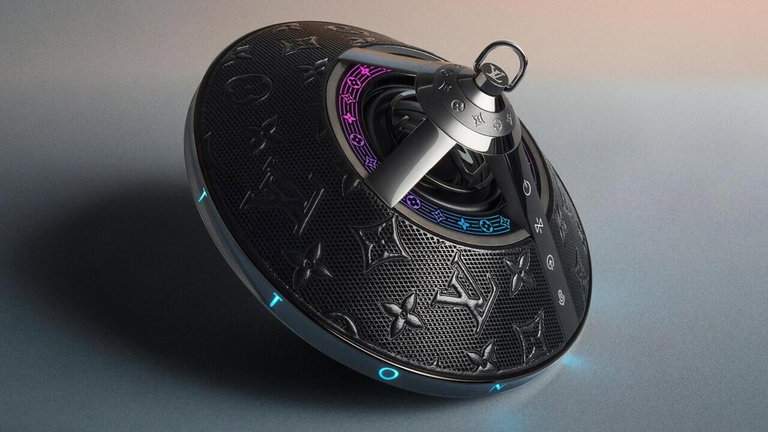 Louis Vuitton lanza un altavoz bluetooth que parece un OVNI: querrás irte a otra galaxia cuando veas el precio