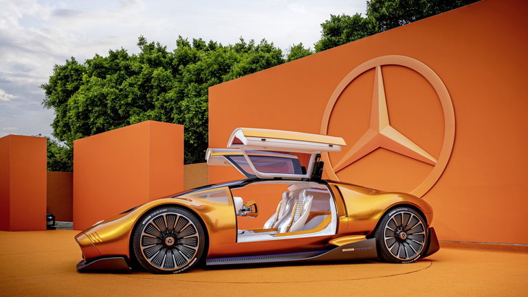 Mercedes presenta un nuevo motor de flujo axial con este espectacular concepto de superdeportivo eléctrico